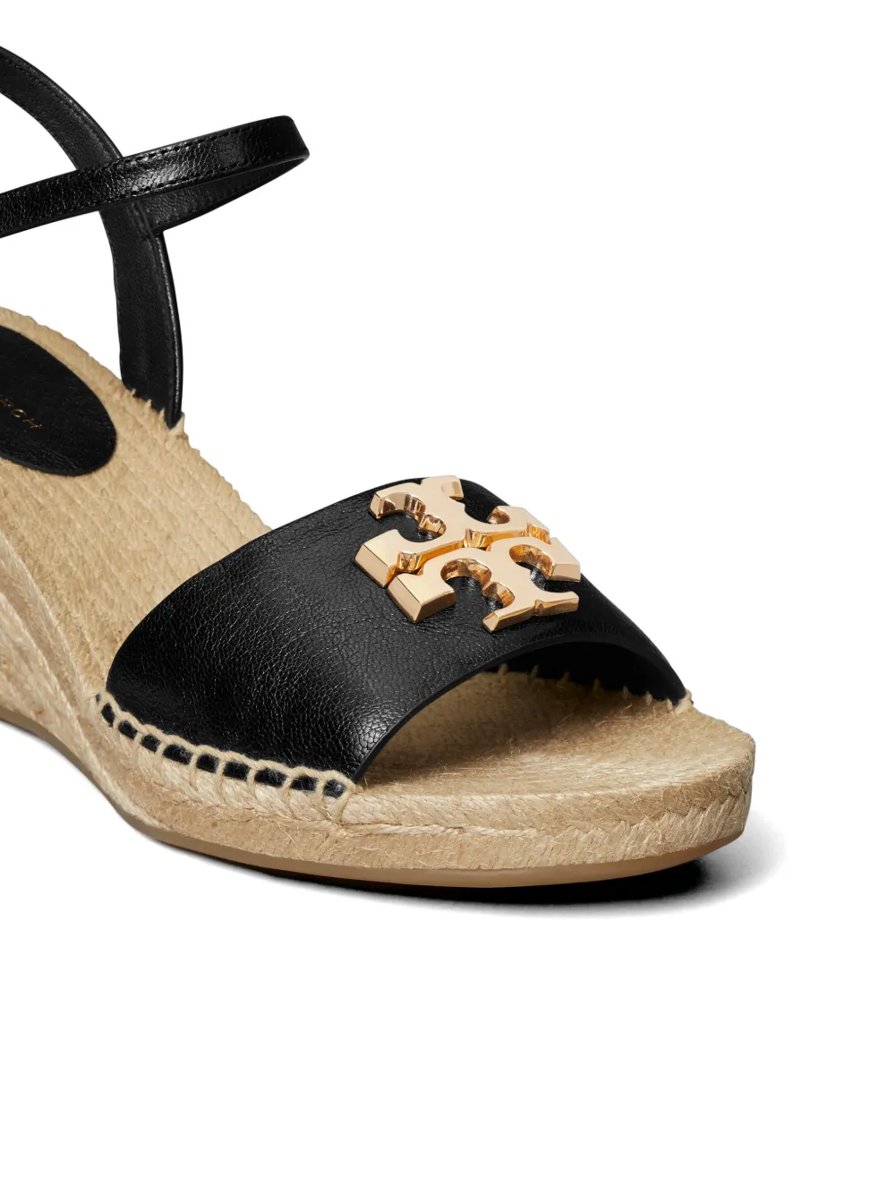 Tory Burch Eleanor espadrilles met sleehak Zwart