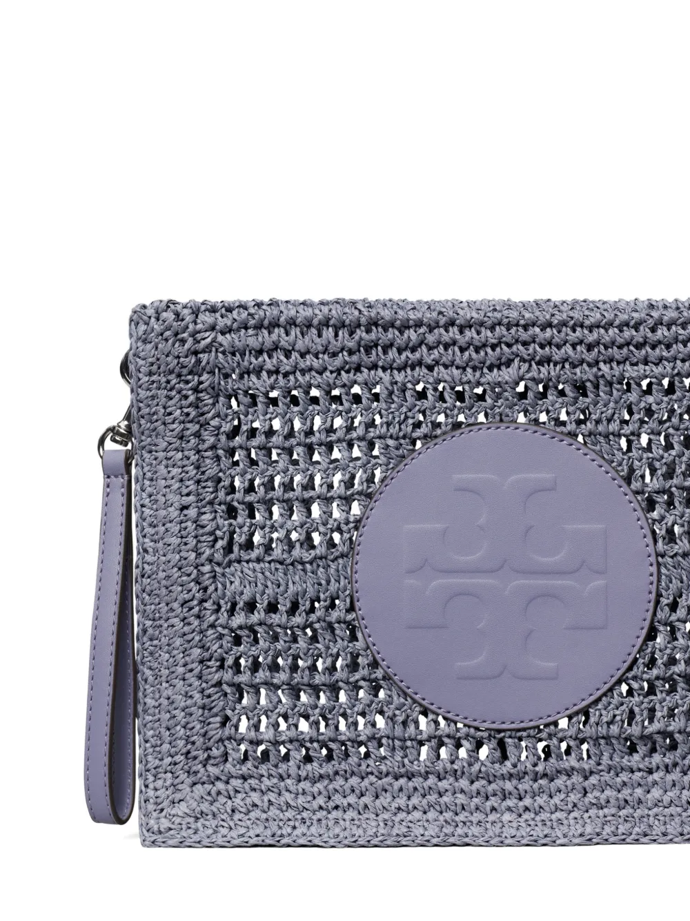 Tory Burch Ella handgehaakte buidel Grijs