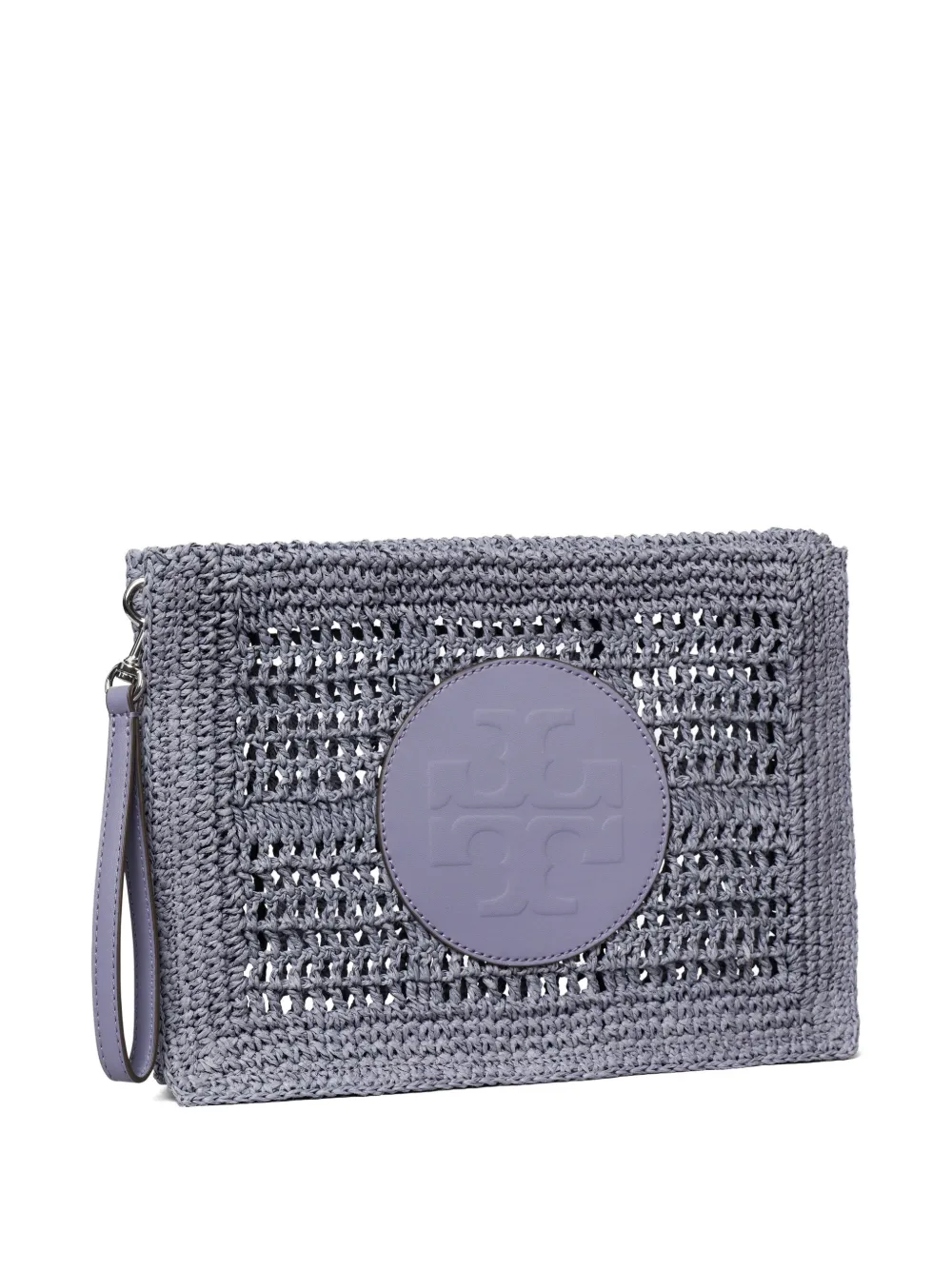 Tory Burch Ella handgehaakte buidel Grijs
