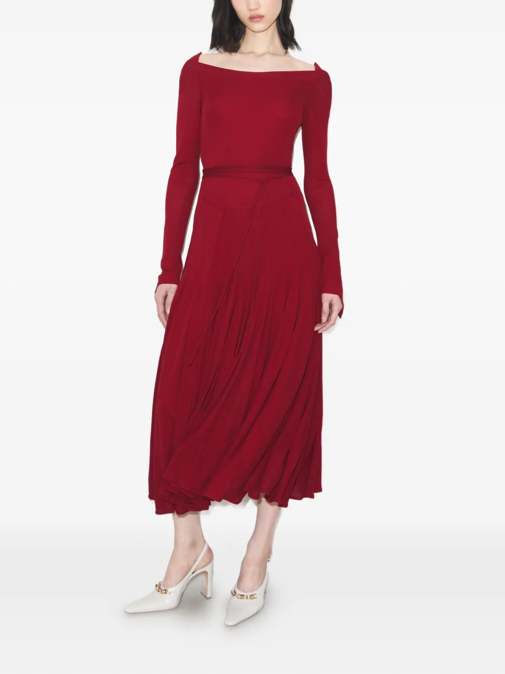 Tory Burch Viscose jersey jurk Rood
