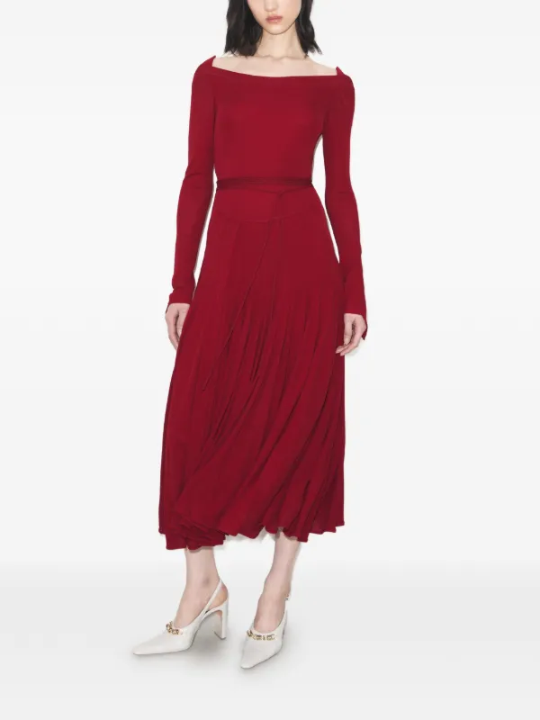 Tory Burch Women's Viscose Jersey Dress in Rouge, size XS
