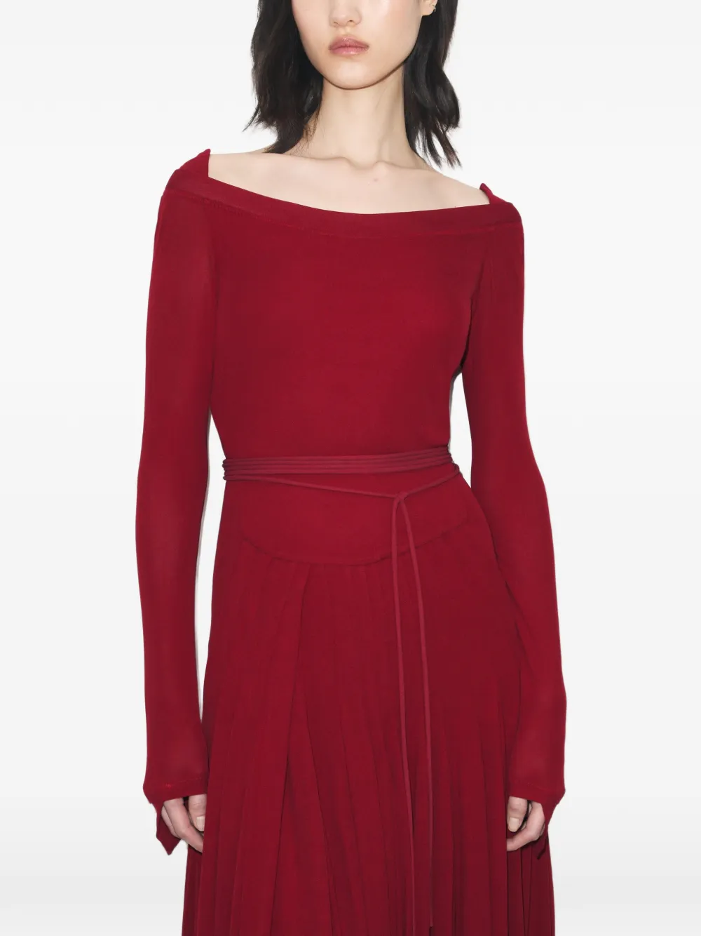 Tory Burch Viscose jersey jurk Rood