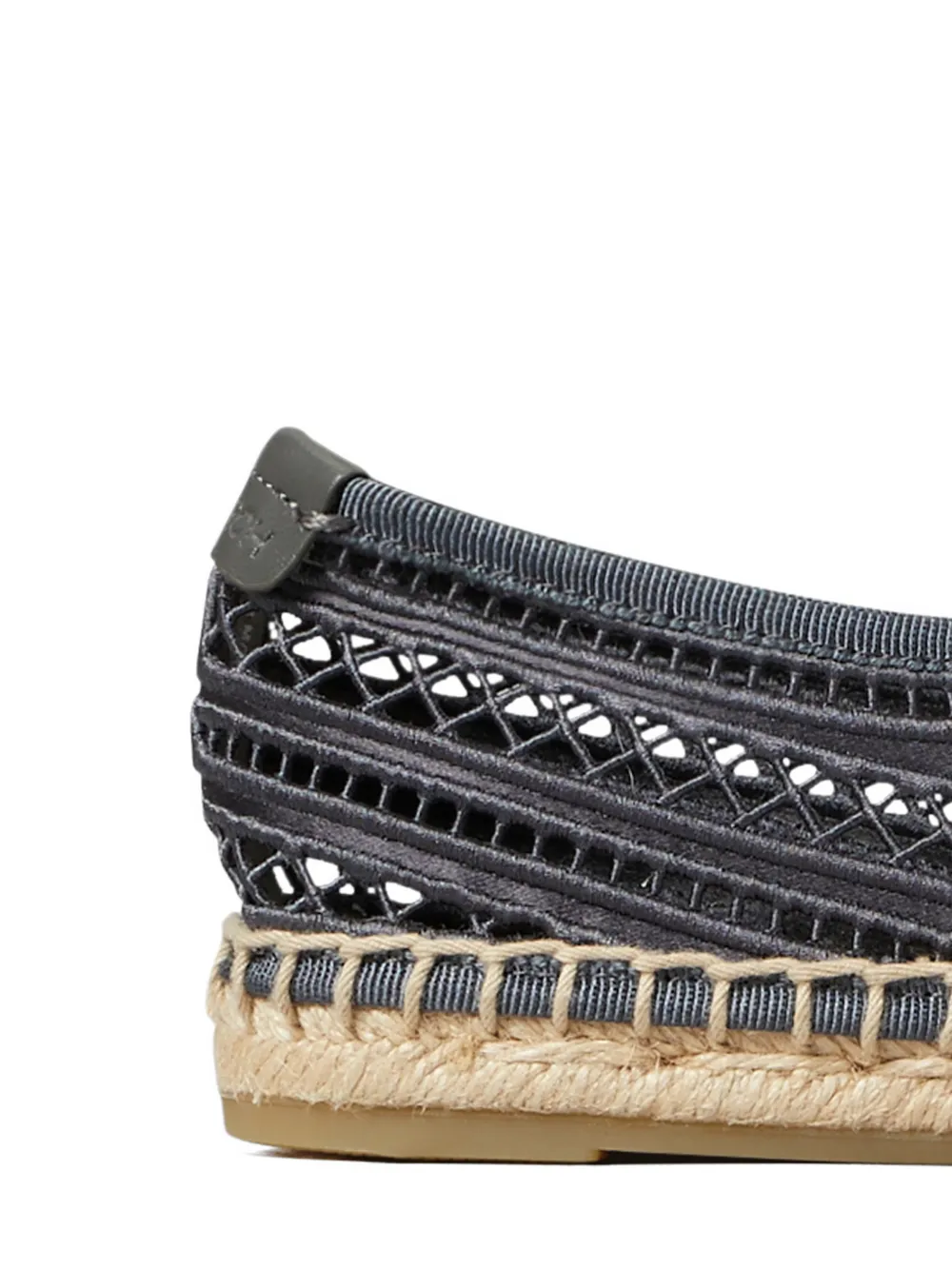 Tory Burch Open geweven Mary Jane espadrilles Blauw