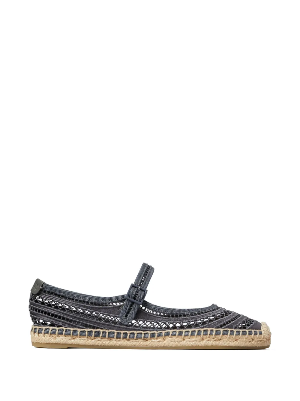 Tory Burch Open geweven Mary Jane espadrilles Blauw