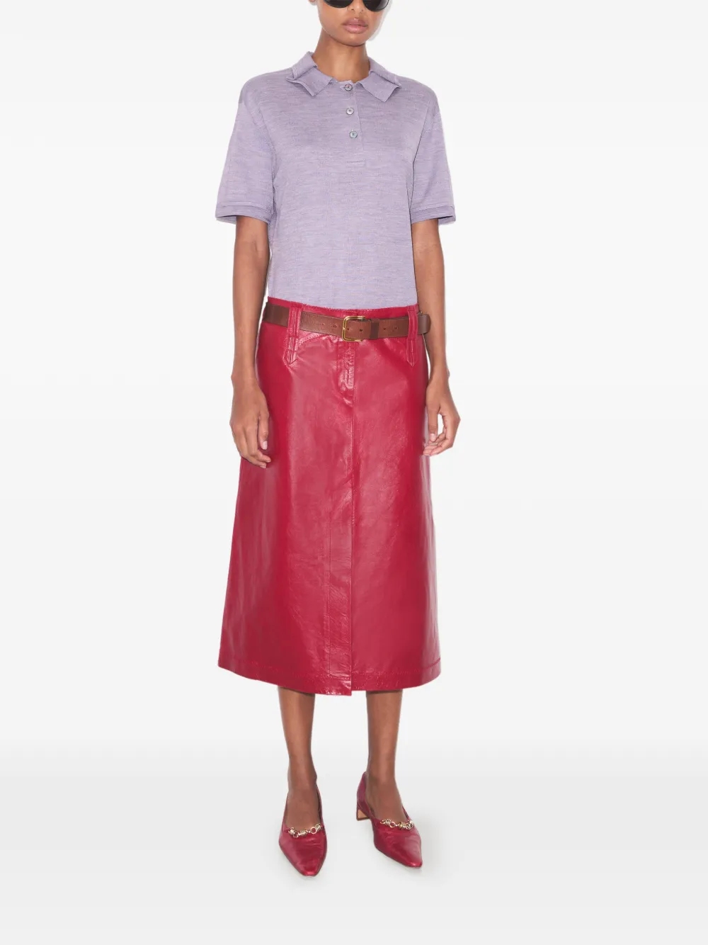  Tory Burch Polo Oversize - Morado 