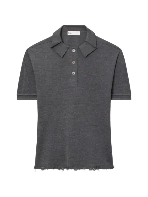 Tory Burch 오버사이즈 실크 폴로