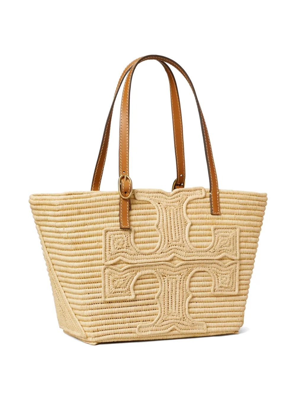 Tory Burch x Doum Small Ella Raffia Tote | Neutrals | FARFETCH JO