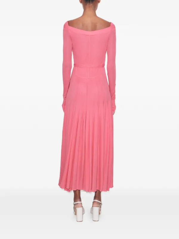 pink jersey dresses Holiday Jersey Dress Gold / S