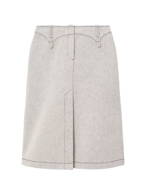Tory Burch falda de lona