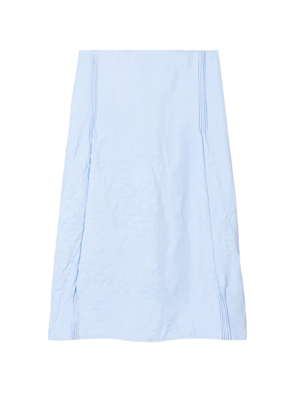 Tory Burch crinkled viscose skirt - Blu