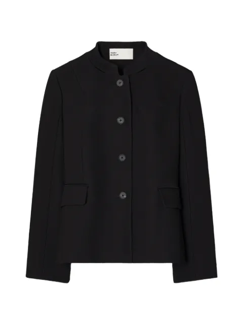 Tory Burch viscose and cotton crepe jacket