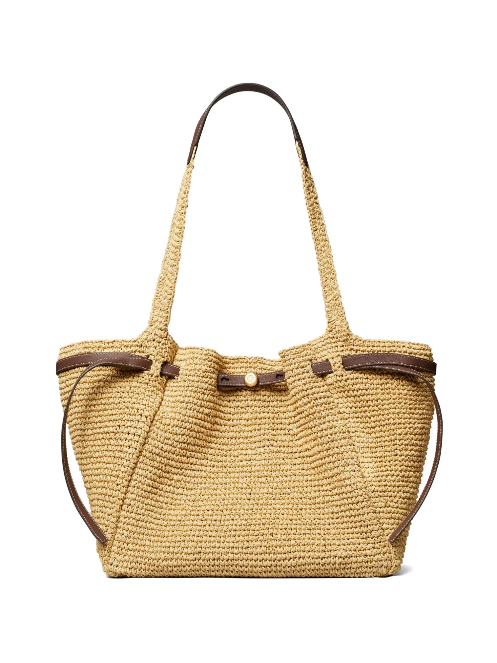 Tory Burch Romy woven tote bag - Toni neutri