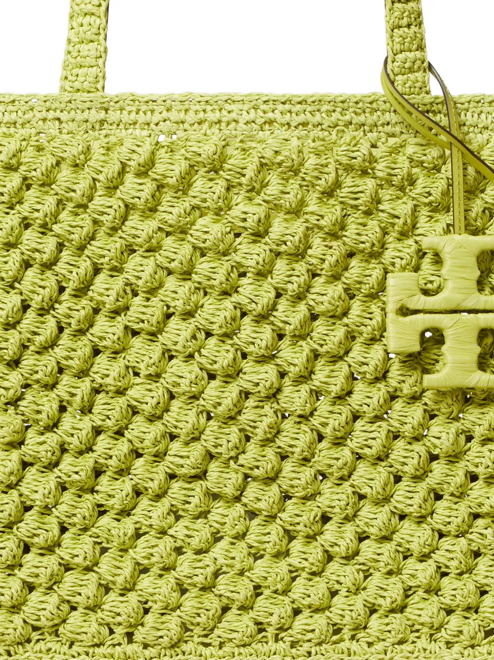 Tory Burch Ella kleine handgehaakte shopper Groen