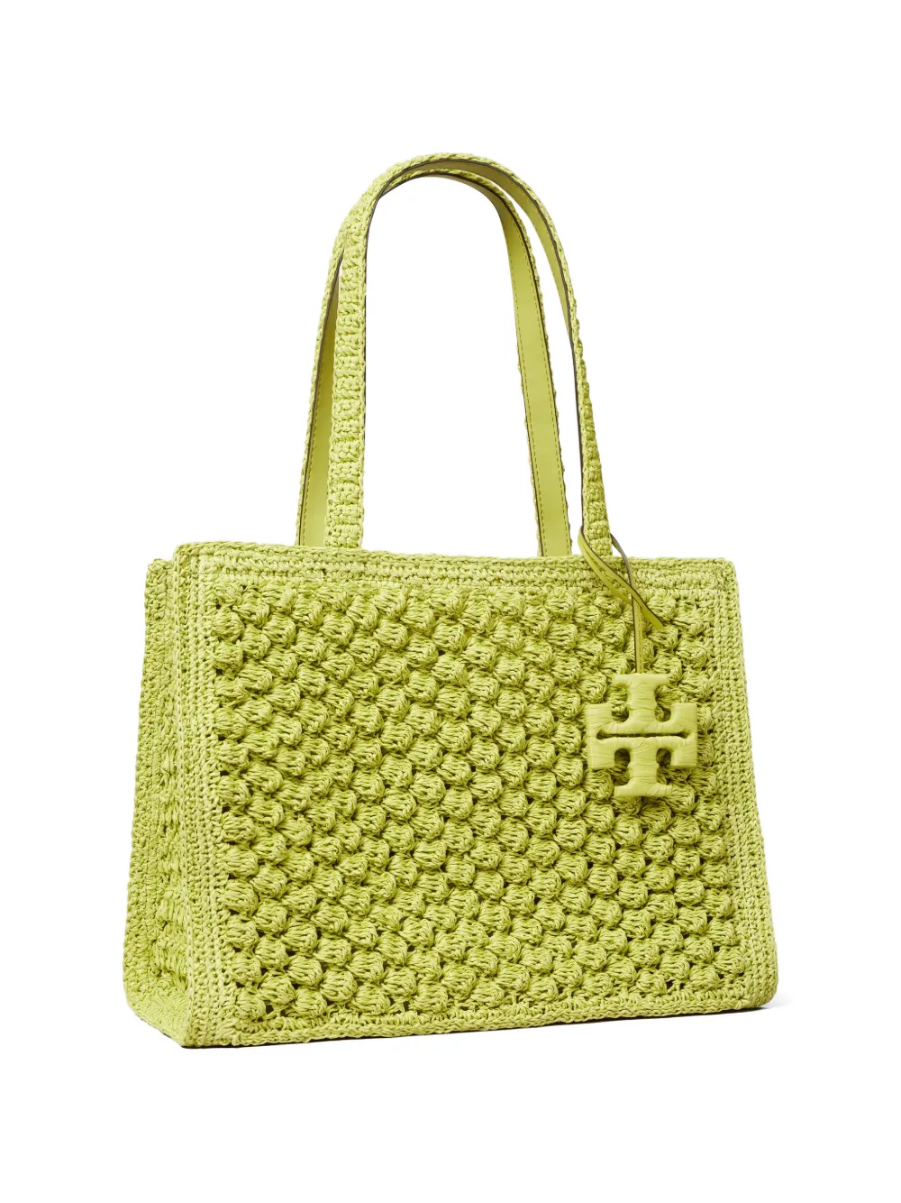 Tory Burch Ella kleine handgehaakte shopper Groen