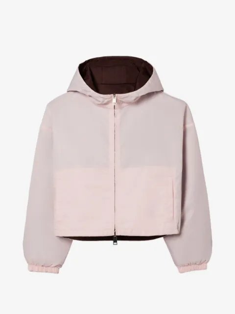 Tory Burch chamarra corta reversible de nylon