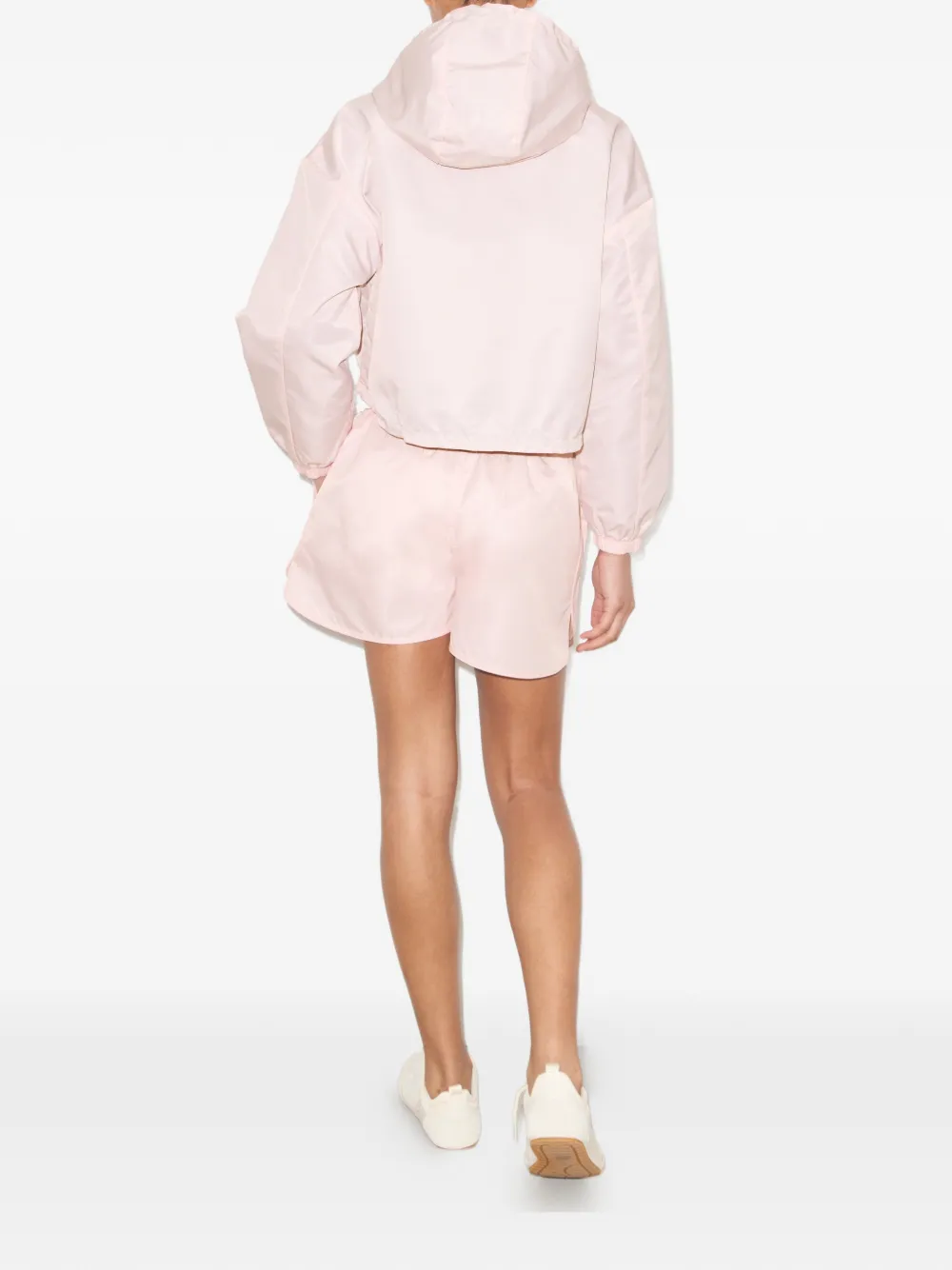 Tory Burch Omkeerbaar cropped nylon jack Roze