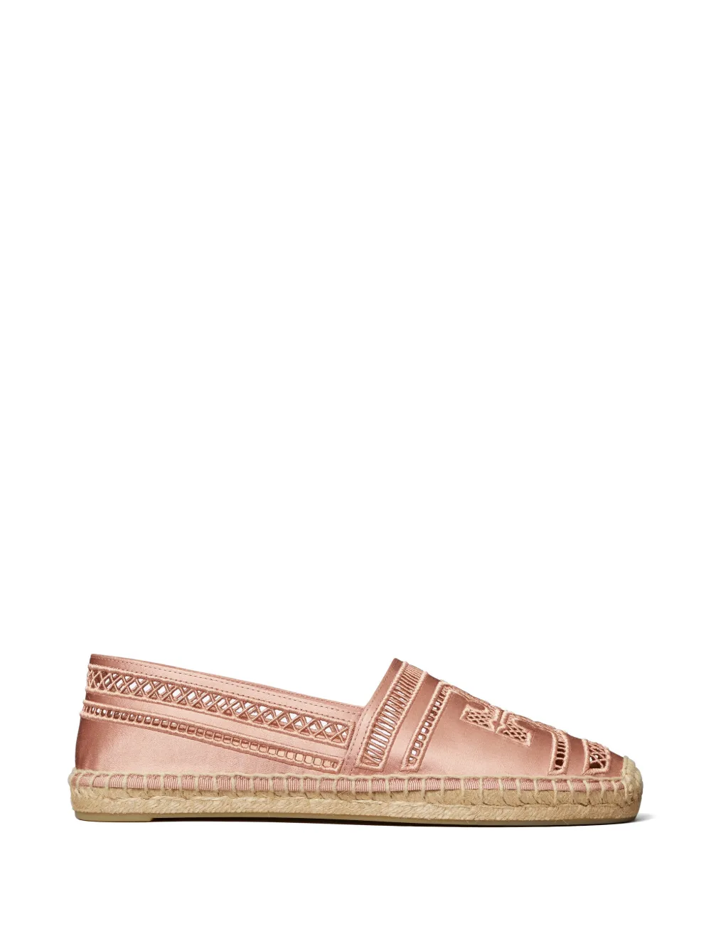 Tory Burch Open geweven espadrilles Roze