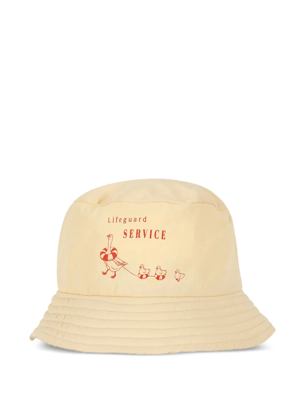Konges Sløjd Po,io graphic-print bucket hat - Toni neutri