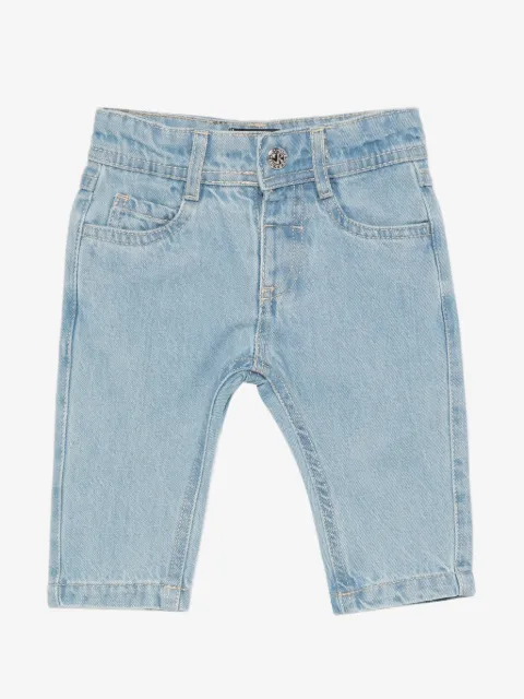 John Richmond Junior logo-patch jeans