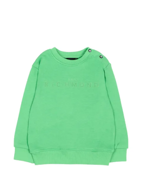 John Richmond Junior logo-embossed sweatshirt