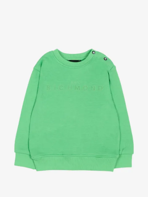 John Richmond Junior Sweatshirt mit Logo-Prägung