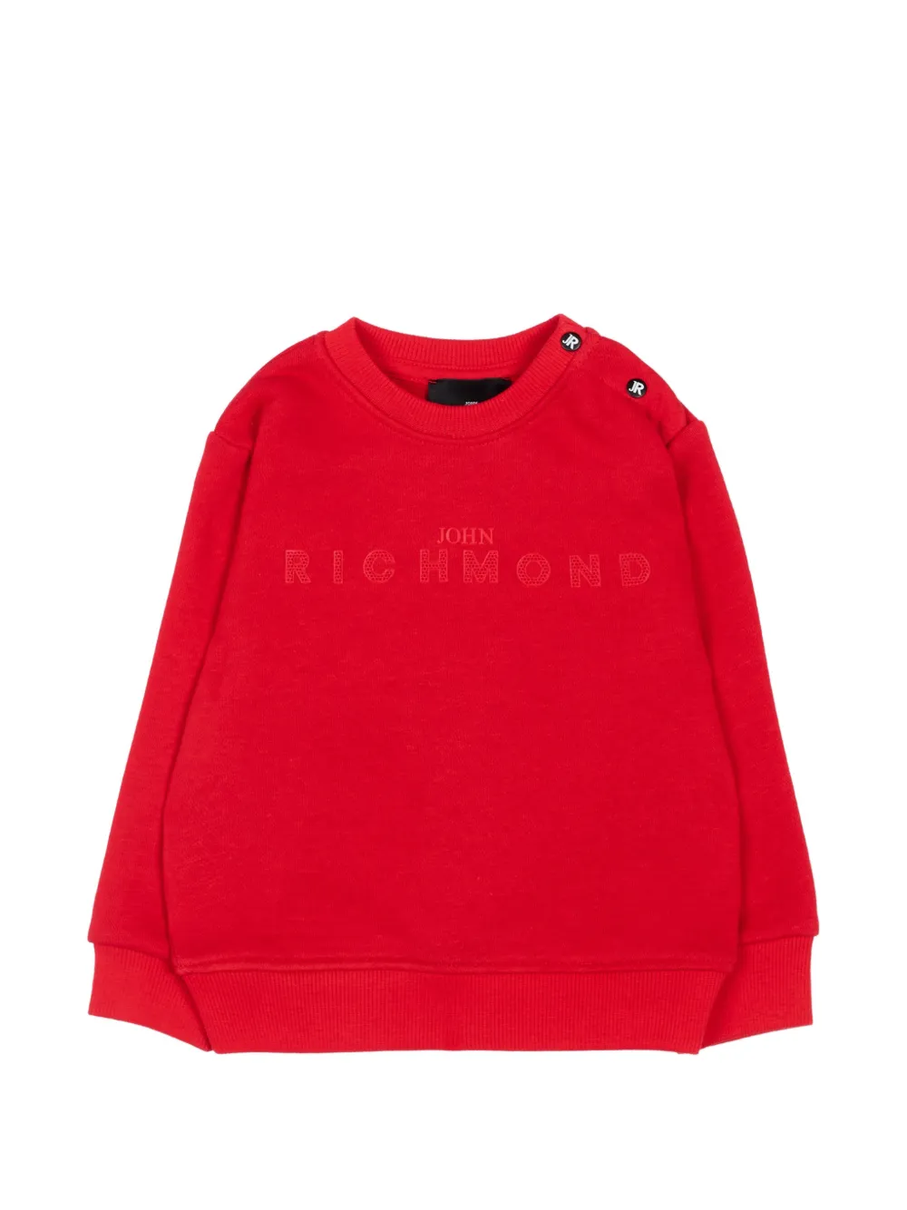 John Richmond Junior logo-embroidered sweatshirt - Rosso