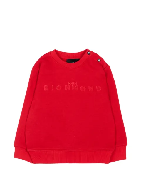 John Richmond Junior logo-embroidered sweatshirt
