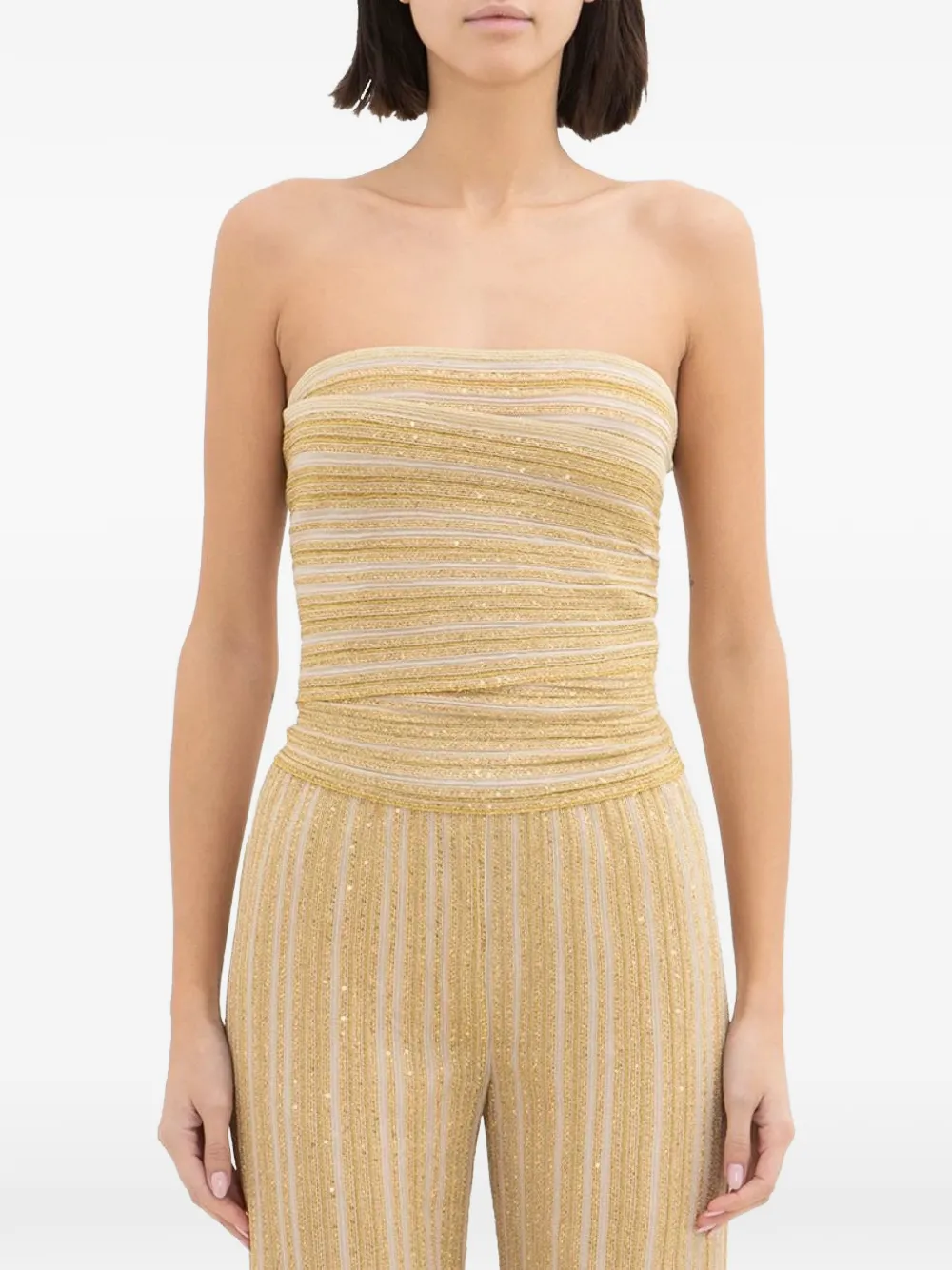 Missoni Top con ruches - Oro