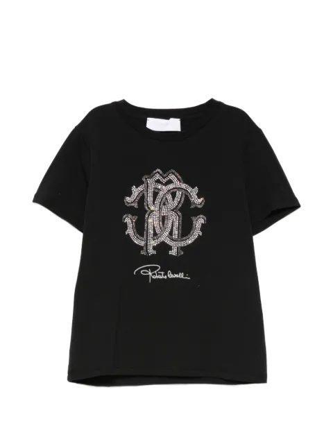 Roberto Cavalli Junior rhinestone-embellished T-shirt