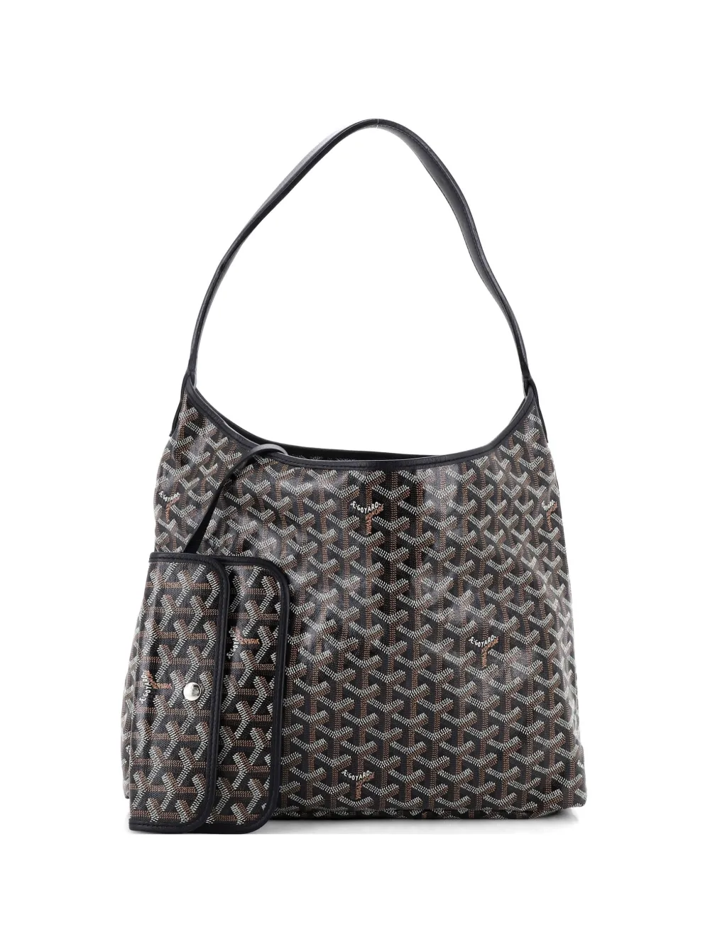 Goyard Pre-Owned Boheme Coated Canvas hobo bag - Nero