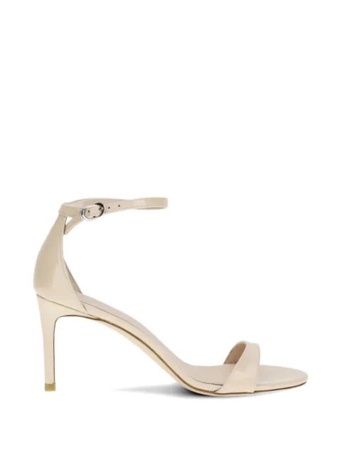 Stuart Weitzman Nudist II patent leather sandals