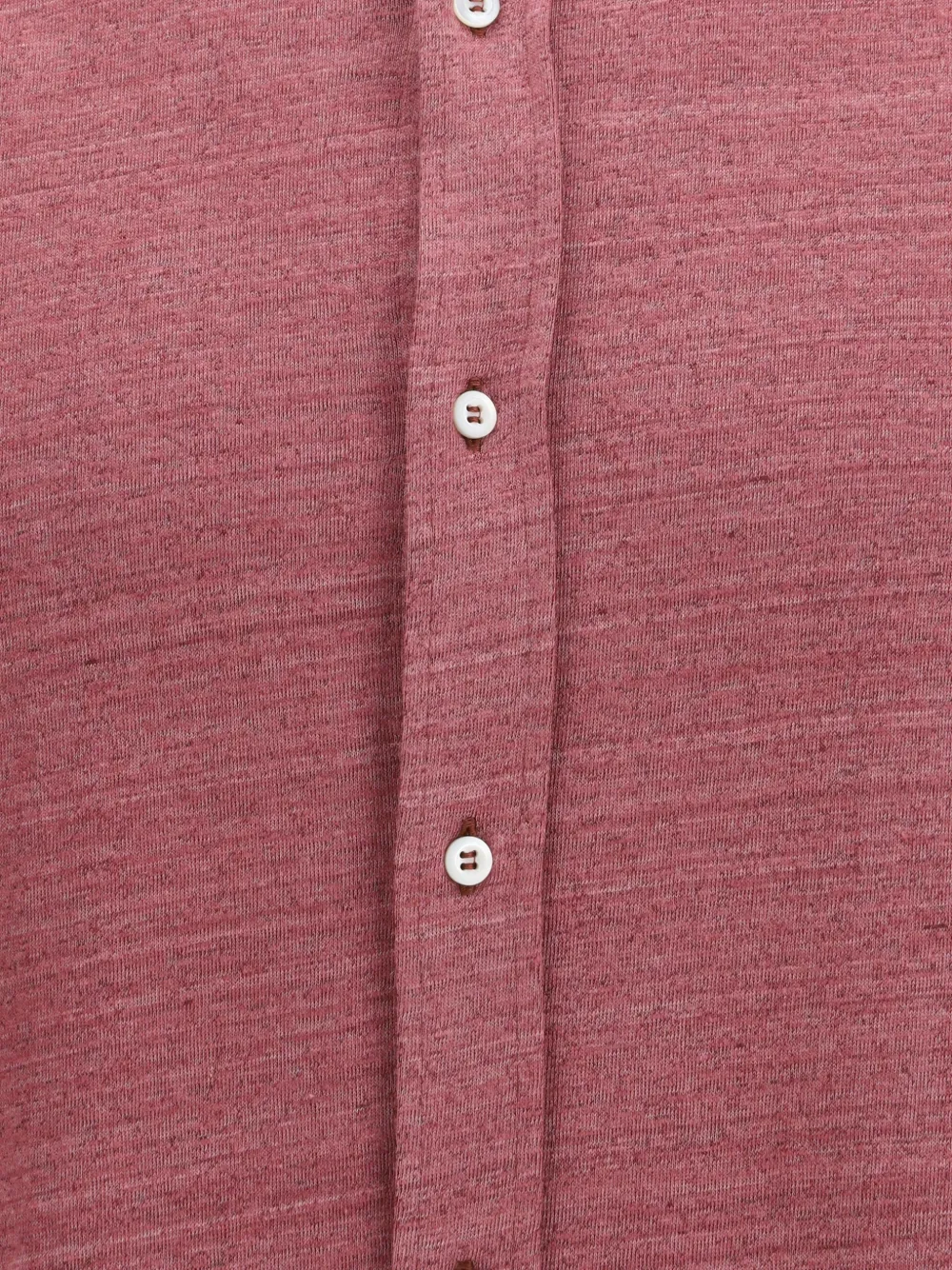 Brunello Cucinelli Overhemd met slub-textuur Rood