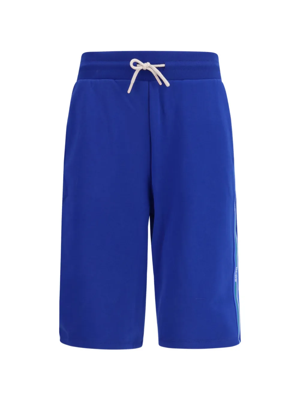 GCDS logo-tape track shorts - Blu