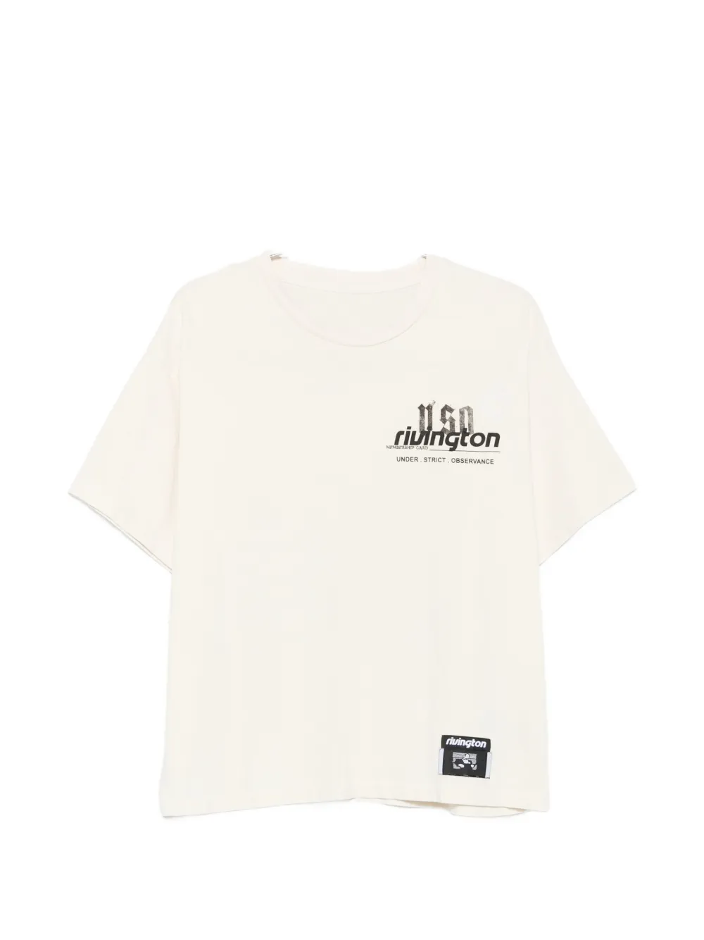 Rivington Roi Rebis Uso Graphic-print T-shirt In Neutral