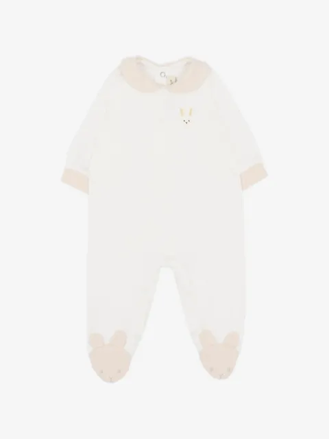 Le Boo Beebè pijama con conejo bordado