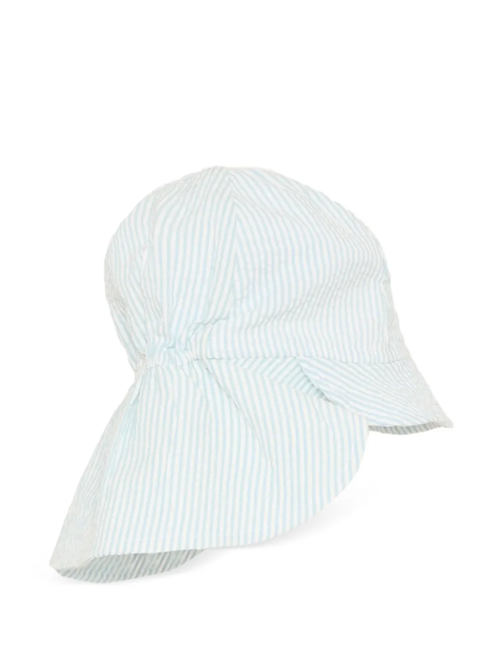 Molo Gestreepte seersucker hoed Blauw