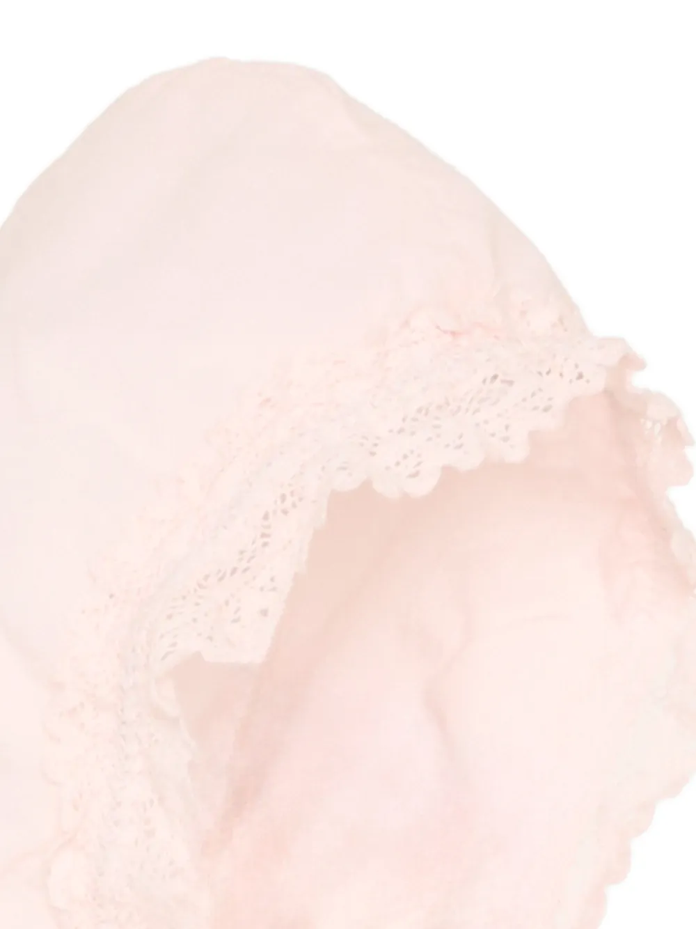 Molo Gewelfde muts met kanten afwerking Roze