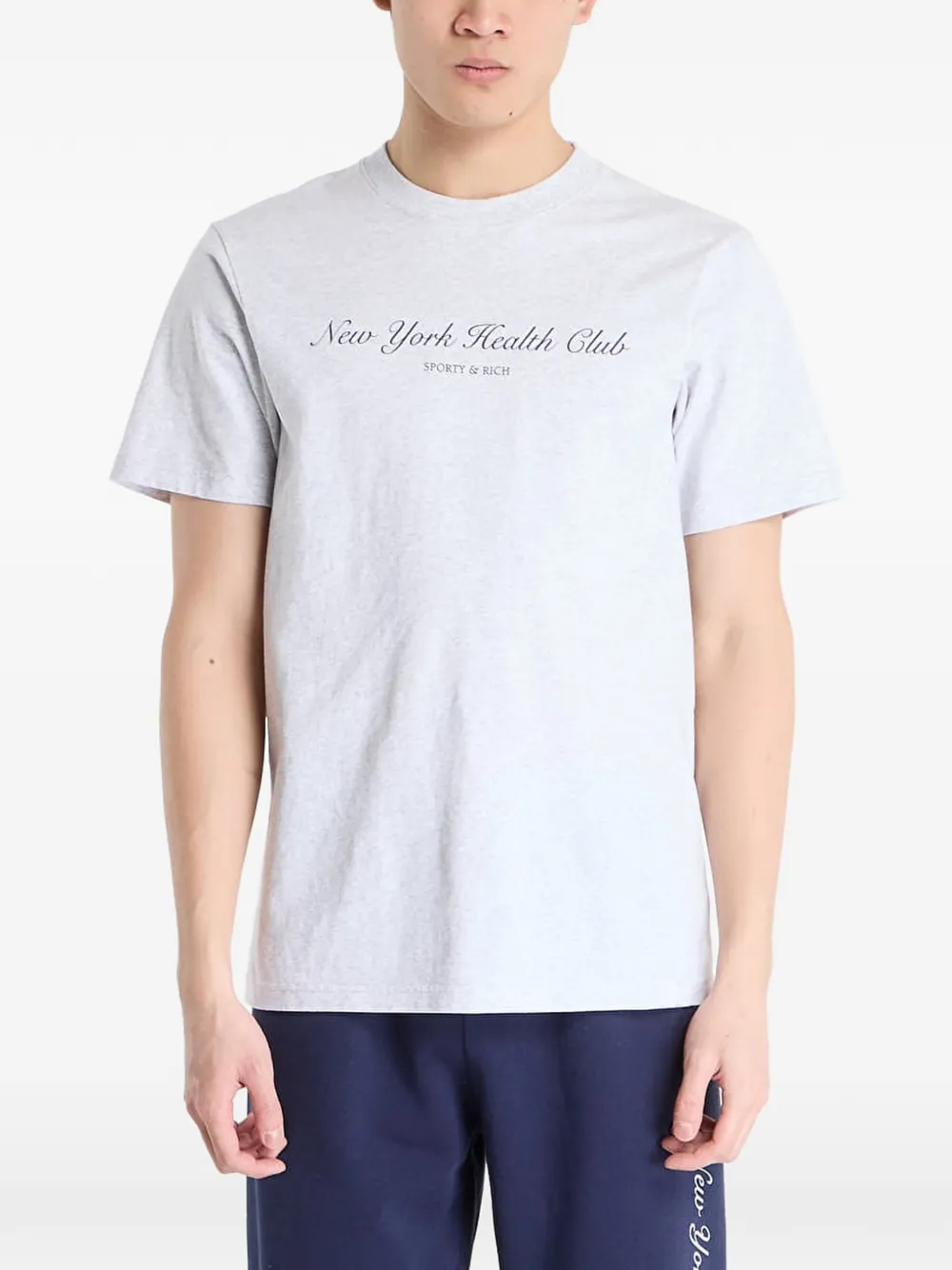 Sporty & Rich New York Health Club T-shirt - Grigio