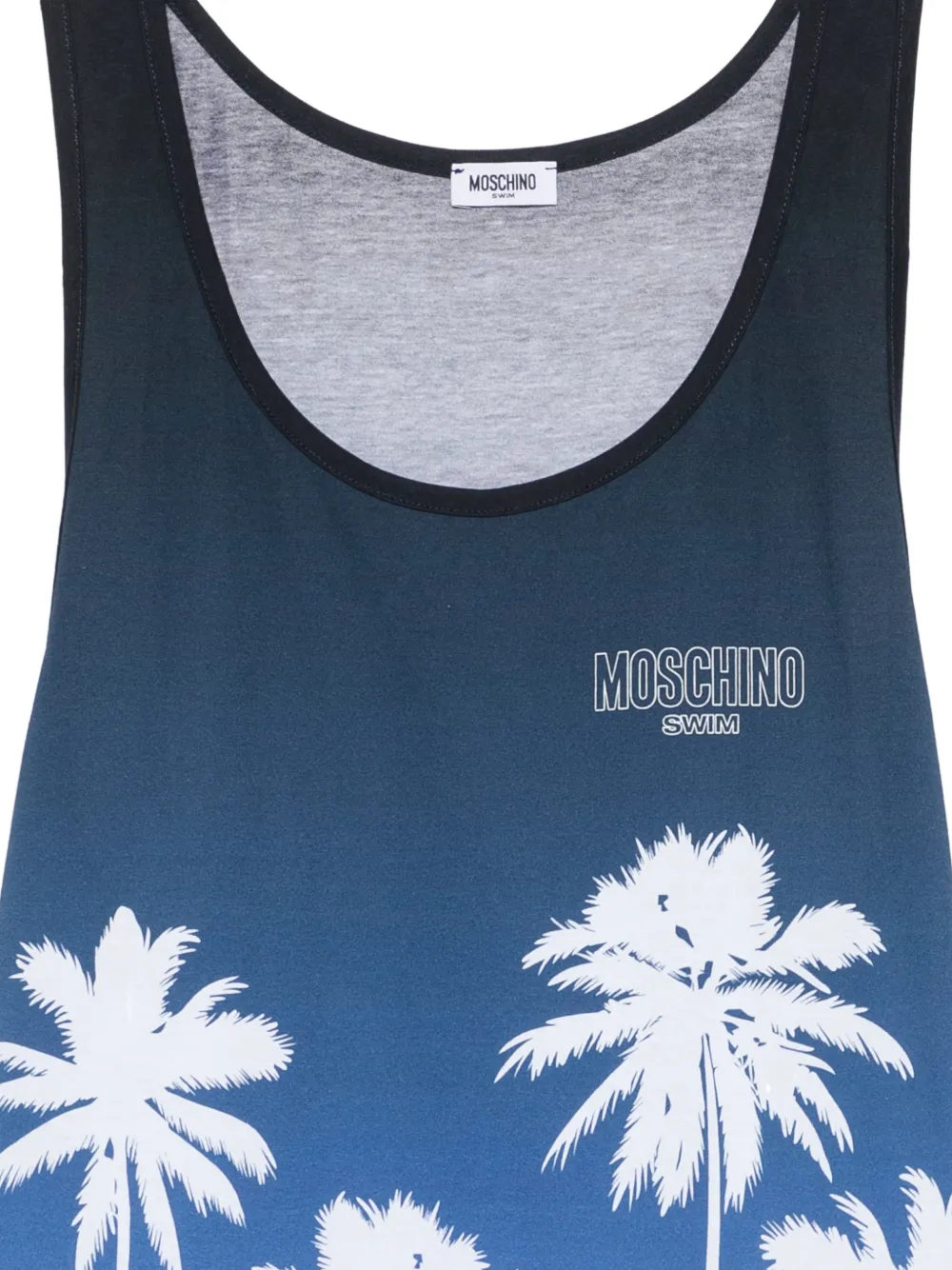 Moschino Spencer met print Blauw