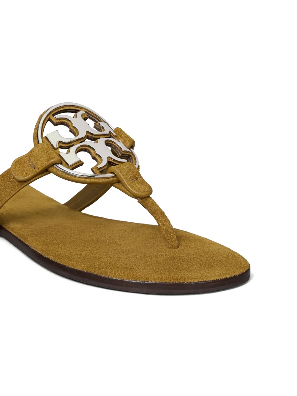 Tory Burch Miller metallic sandalen Groen