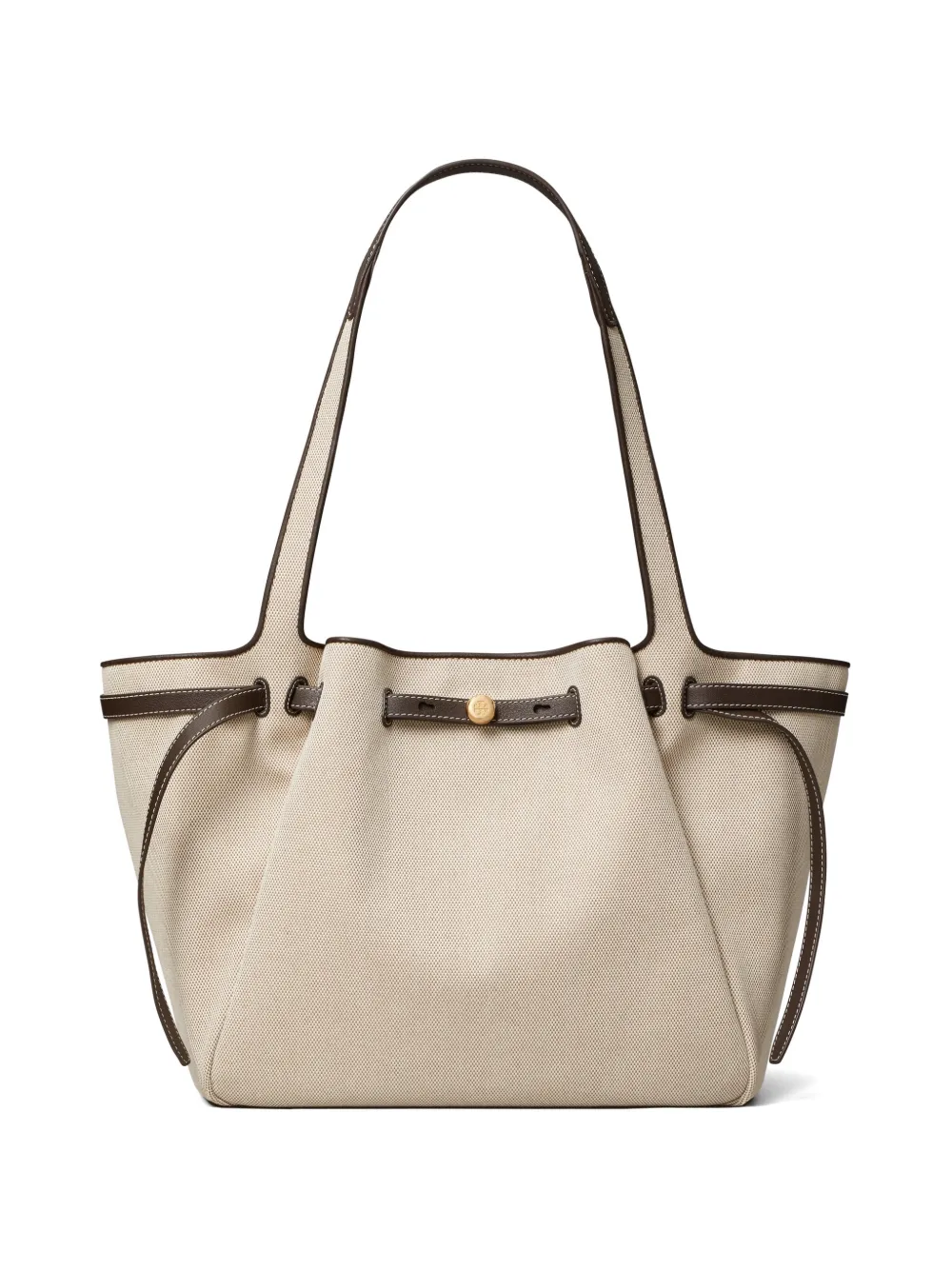 Tory Burch Romy canvas tote - Toni neutri