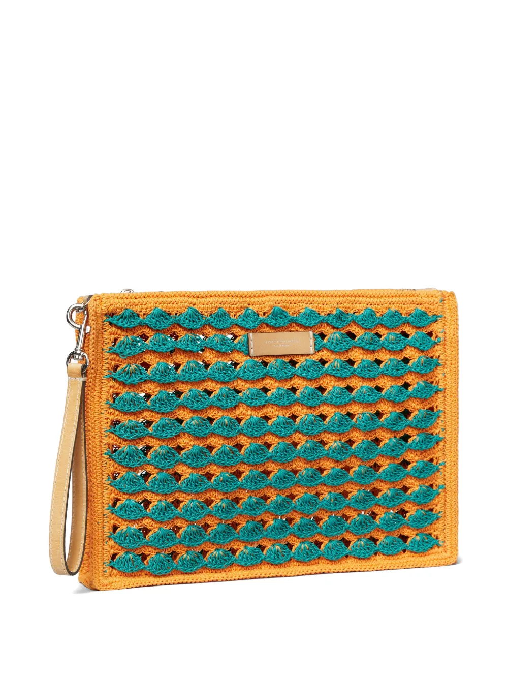 Tory Burch Handgehaakte buidel Oranje
