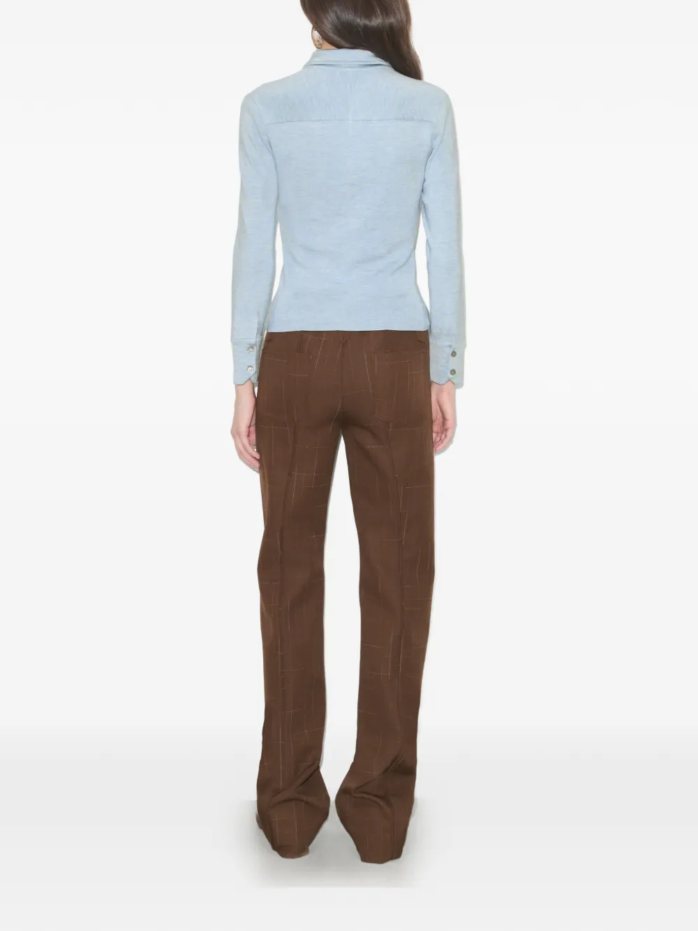 Tory Burch Zijden polovest Blauw