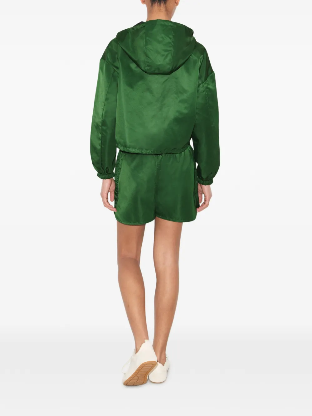  Tory Burch Chaqueta Corta Reversible - Verde 