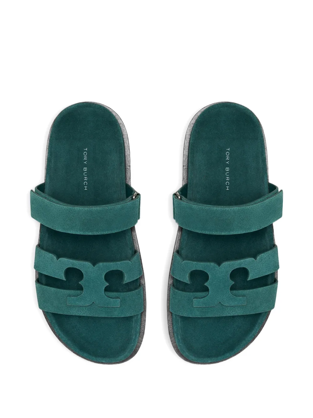 Tory Burch Ines suède sandalen Groen