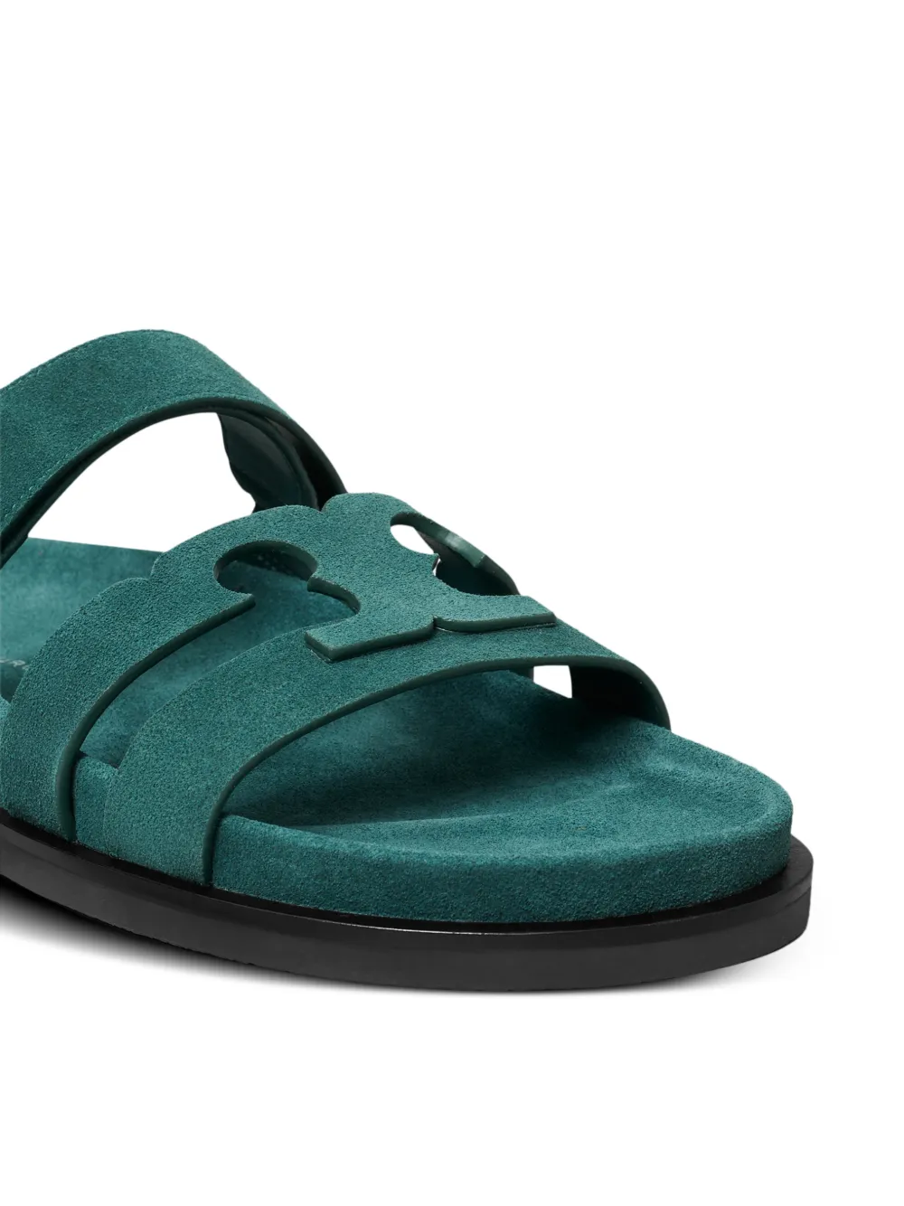 Tory Burch Ines suède sandalen Groen