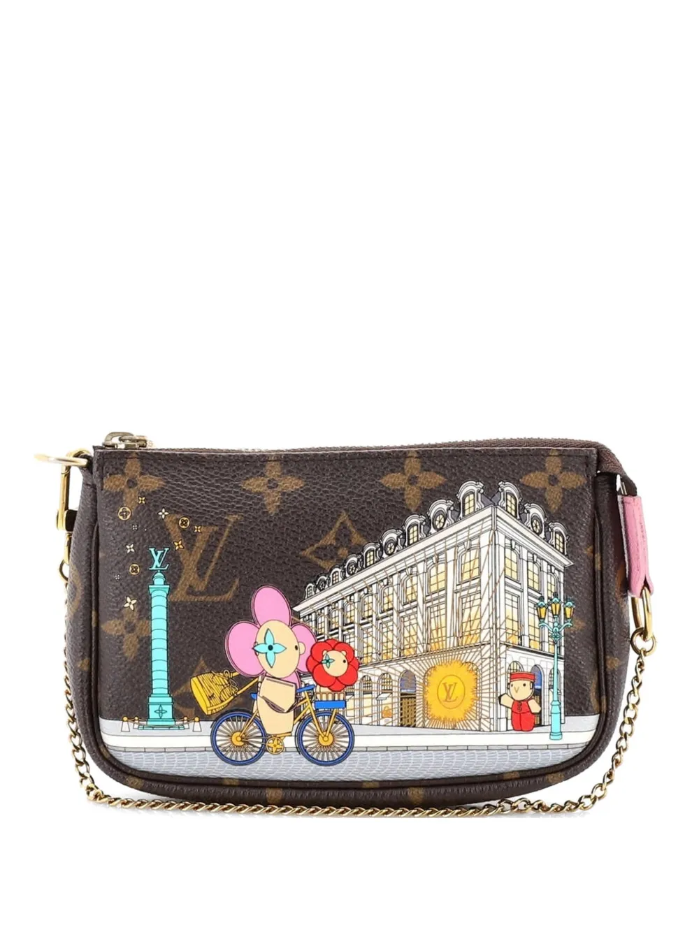 Louis Vuitton Pre-Owned Pochette Accessoires Limited Edition Monogram Canvas Mini clutch bag - Marrone