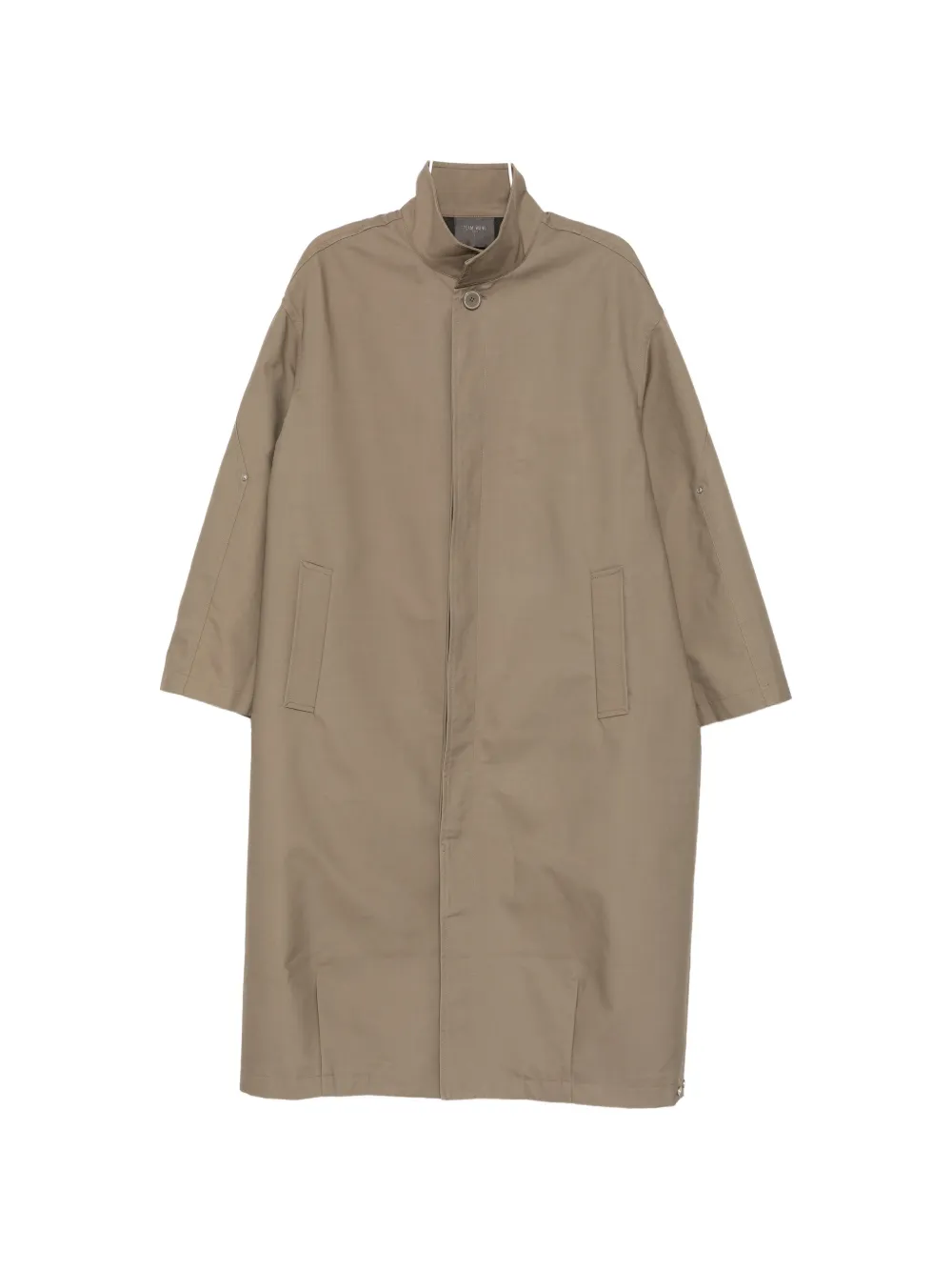 TEAM WANG design Reset trench coat - Marrone