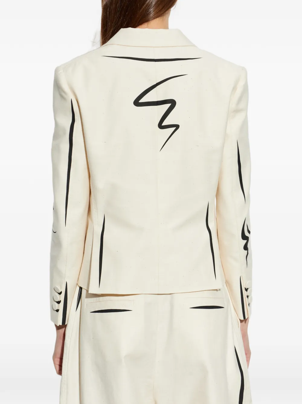 Moschino Jack met print Beige