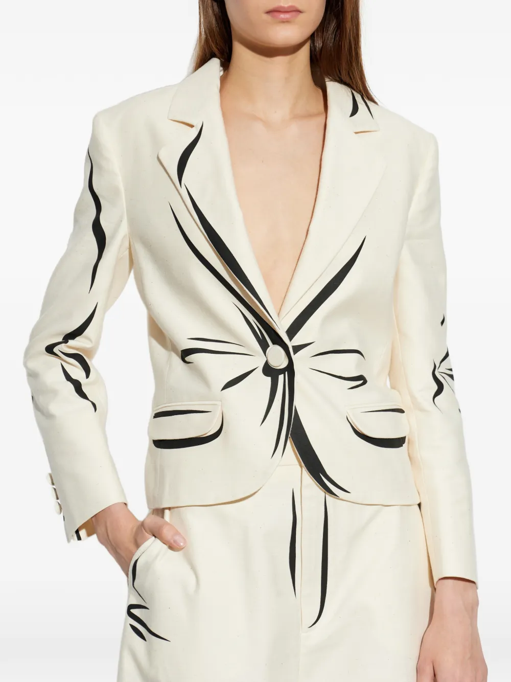 Moschino Jack met print Beige